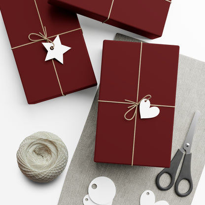 Deep Maroon Gift Wrapping Paper