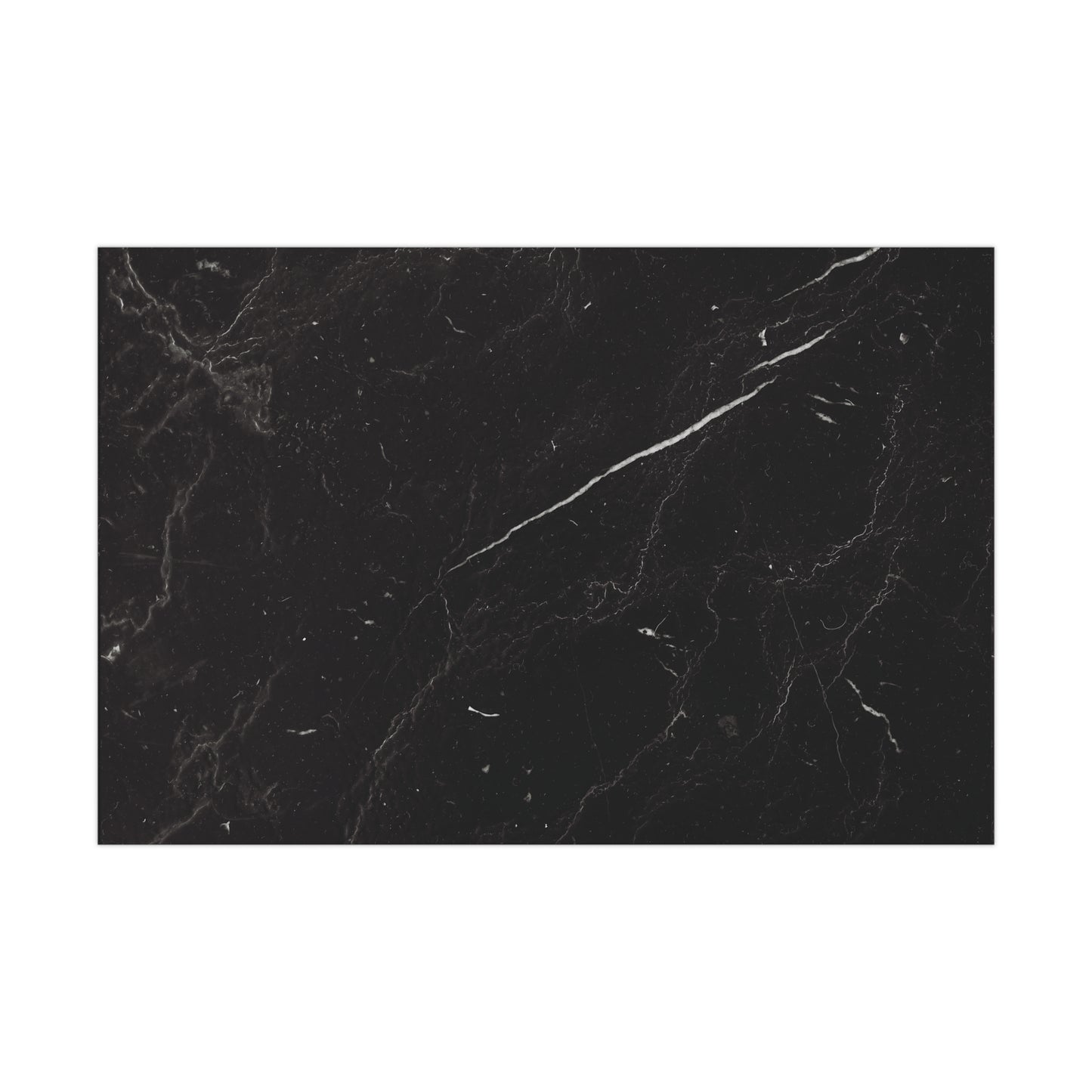 Black and White Marble Gift Wrapping Paper