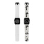 Black Brushstroke Cross Apple Watch Band