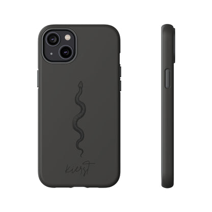 Long Black Snake iPhone Case | Subtle Edge, Quiet Power