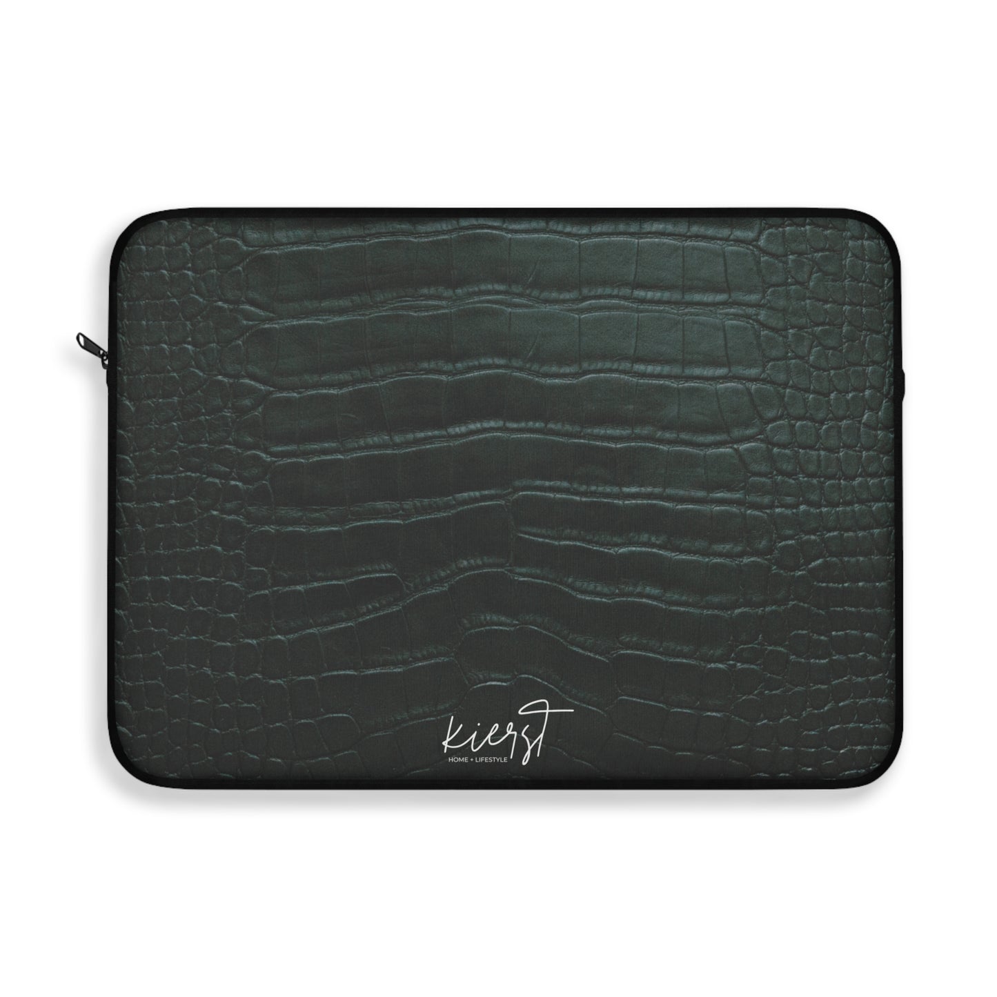 Emerald Crocodile Laptop Sleeve | Quiet Luxury for Your Tech