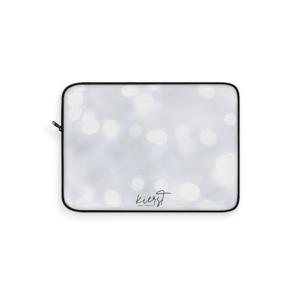White Sparkle Laptop Sleeve