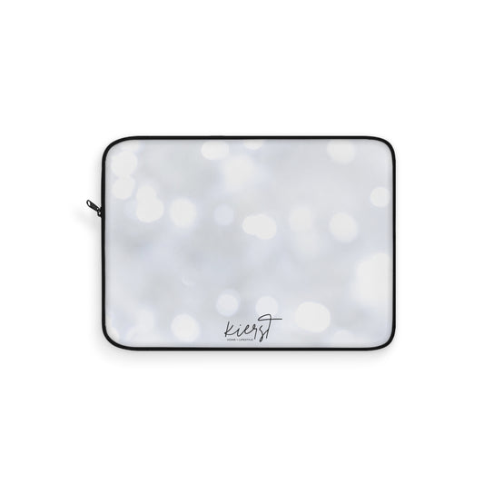 White Sparkle Laptop Sleeve