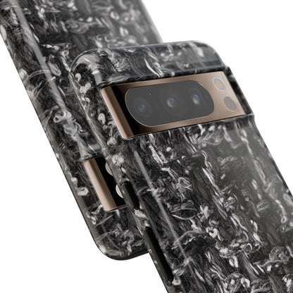 Grey Tweed Print Google Pixel Phone Case