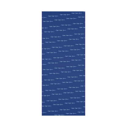 Light Blue Kappa Kappa Gamma on Dark Blue Gift Wrapping Paper