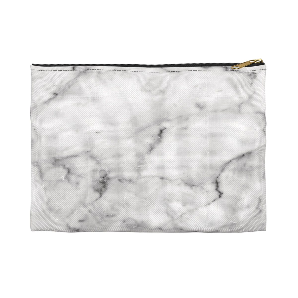 Lived-In Grey Marble Accessory Pouch