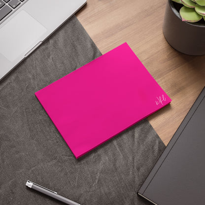 kierst Signature Hot Pink Post-it® Note Pad | Vibrant Sticky Notes for Bold Desks