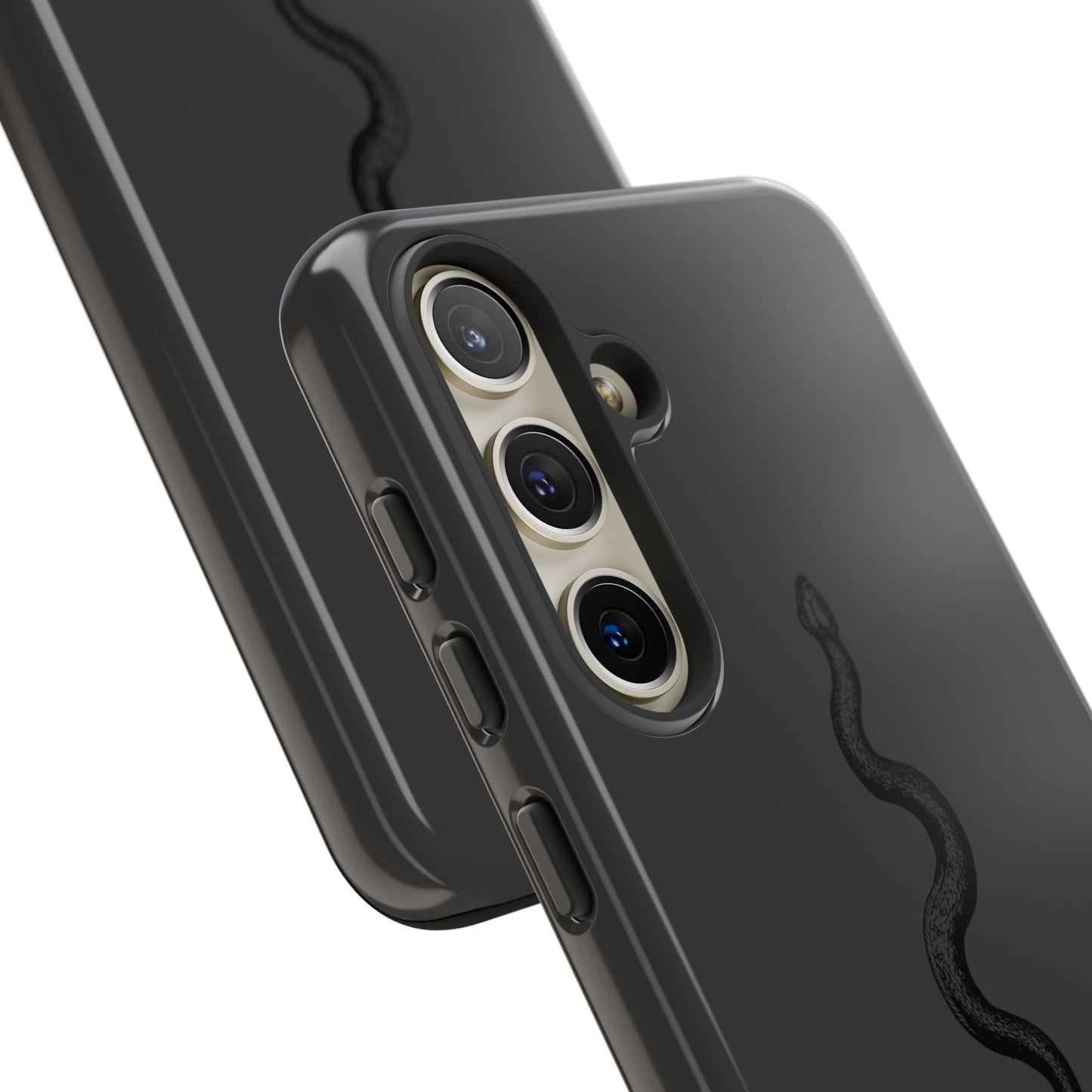 Long Black Snake Samsung Galaxy Phone Case | Power In The Subtleties