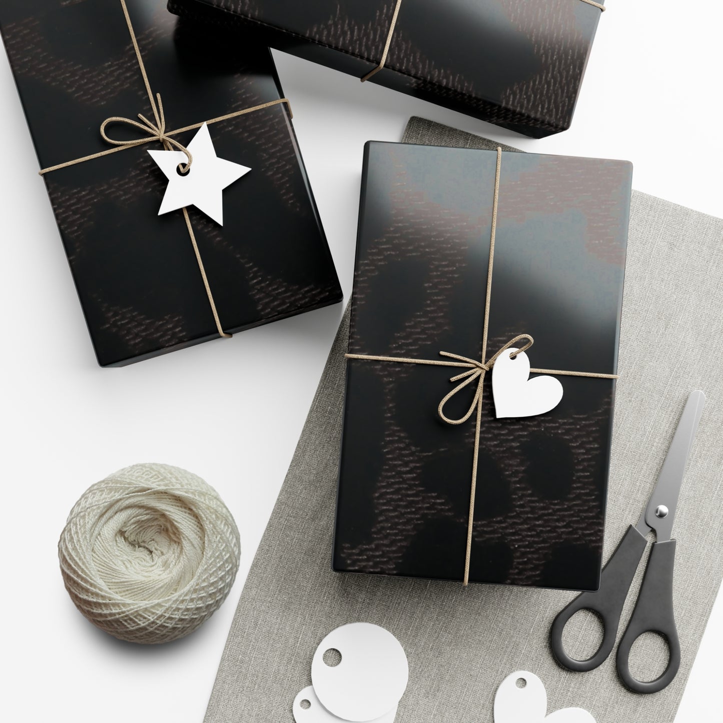 Black Leopard Gift Wrapping Paper