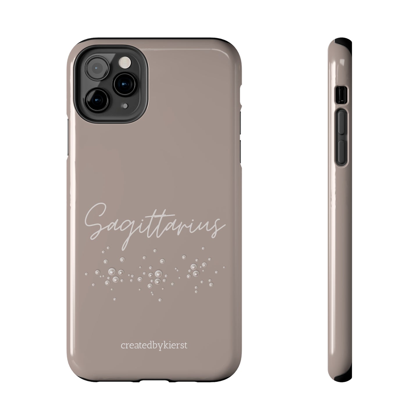 Sagittarius and Pearls iPhone Case