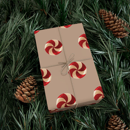 Cany Peppermints Gift Wrapping Paper