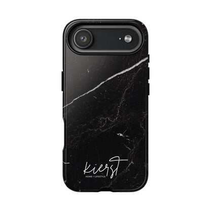 Black Marble iPhone Case