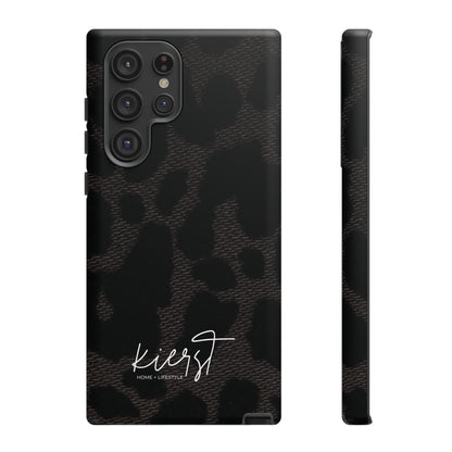 Black Leopard Samsung Galaxy Phone Case