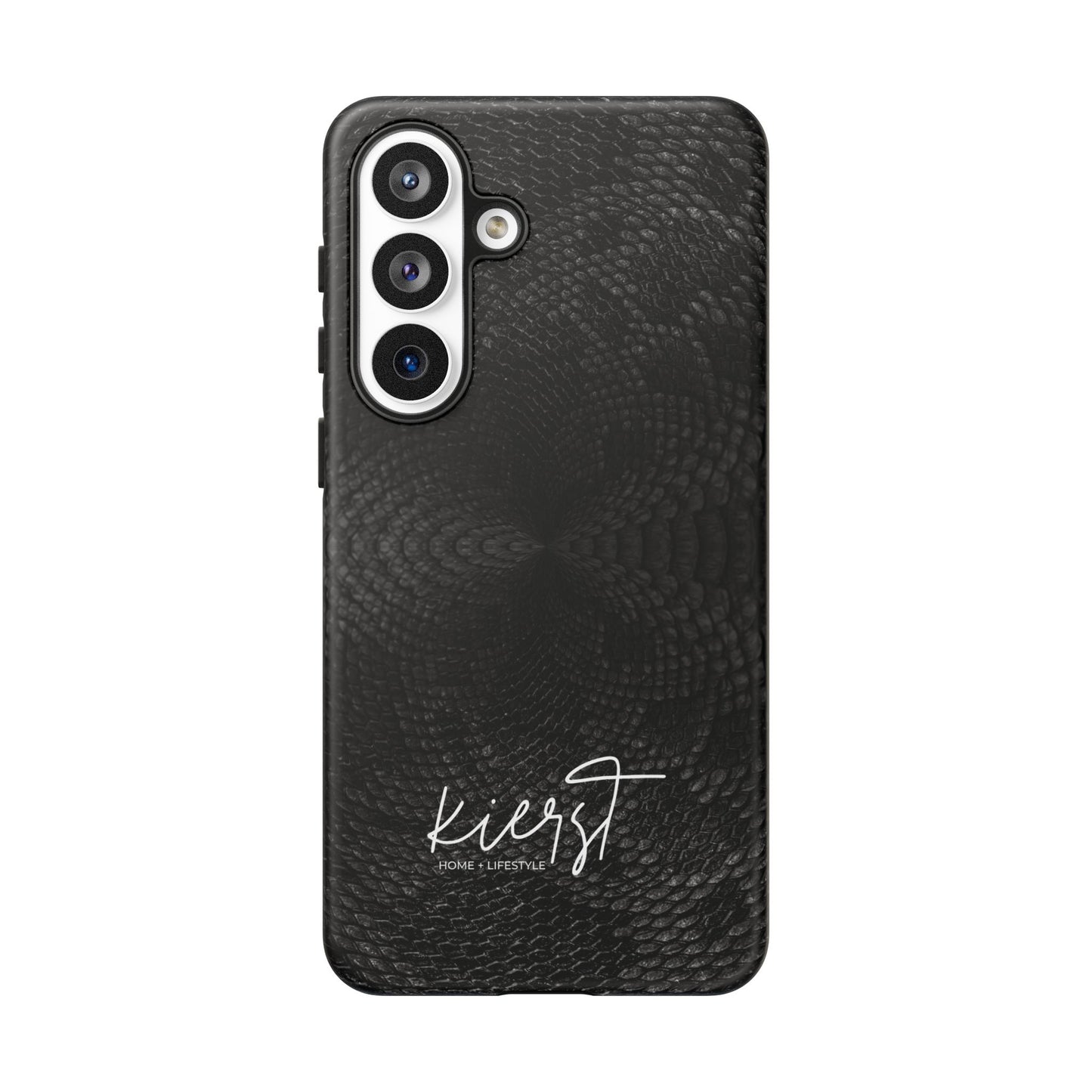 Black + Grey Snake Print Samsung Galaxy Phone Case