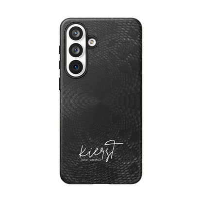 Black + Grey Snake Print Samsung Galaxy Phone Case