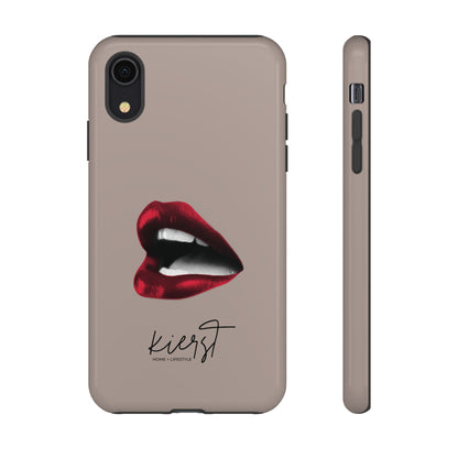 Retro Red Lips iPhone Case | Pop Art Meets Polished