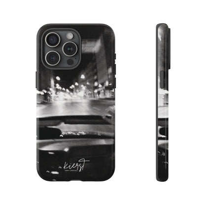 Faded Summer Nights iPhone Case | A Cinematic Blur of City Lights and Nostalgia