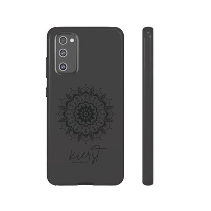 Black Mandala Samsung Galaxy Phone Case | Elevated Symmetry, Timeless Energy