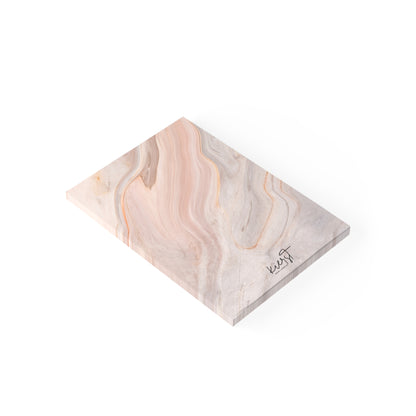 Blush Swirl Marble Post-it® Note Pad | Soft Pink Marble-Inspired Sticky Notes for Chic Desks