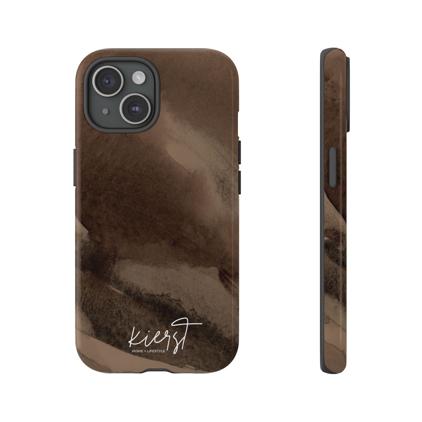 Brown Abstract iPhone Case