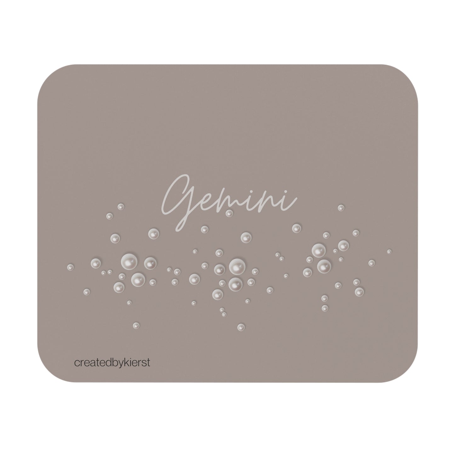 Gemini and Pearls Mouse Pad (Rectangle)