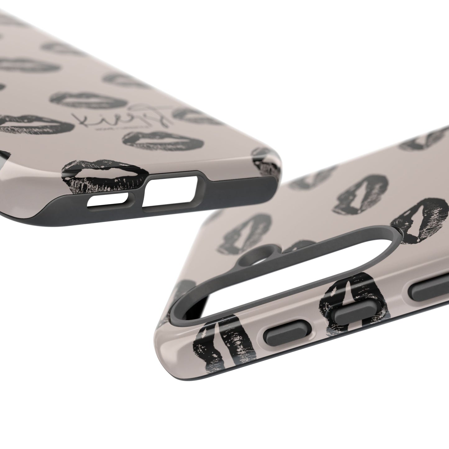 Black Lips and Oat Samsung Galaxy Case