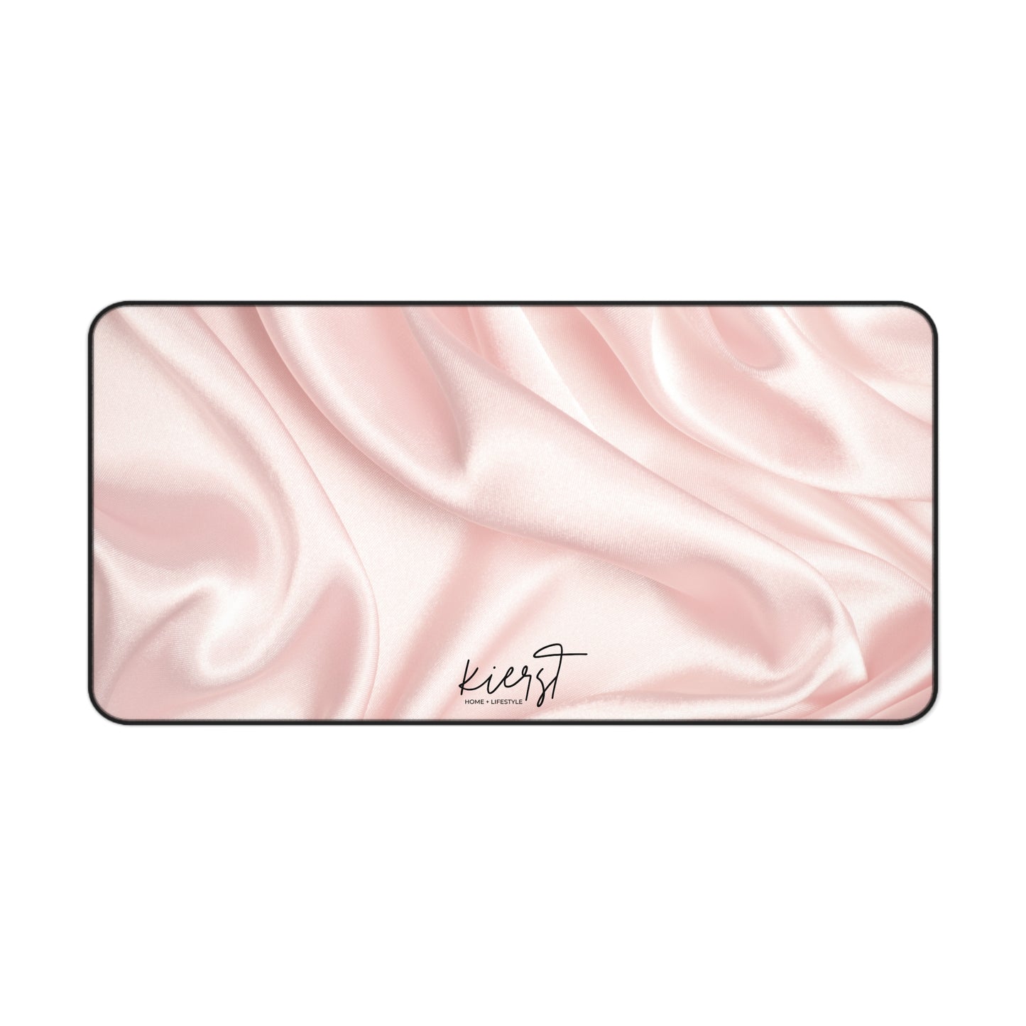 Pink Silk Print Desk Mat