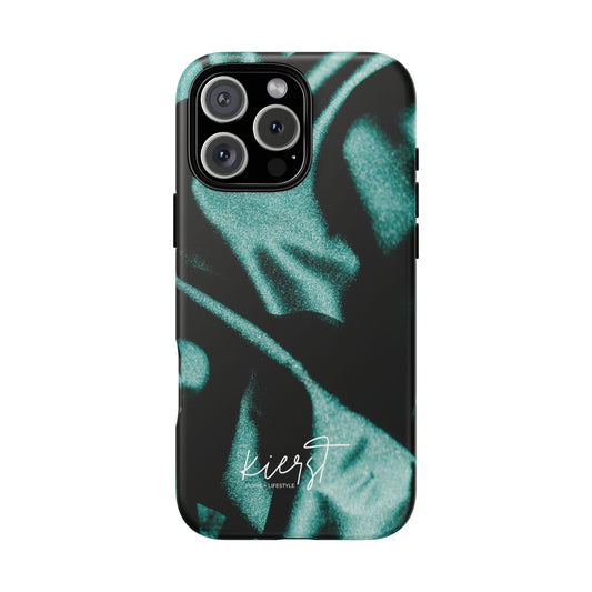 Emerald Silk Print iPhone Case