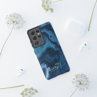 Blue Marble Samsung Galaxy Case | Deep Tones, Elevated Protection