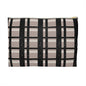 Taupe, Black, and Black Glitter Plaid Accessory Pouch