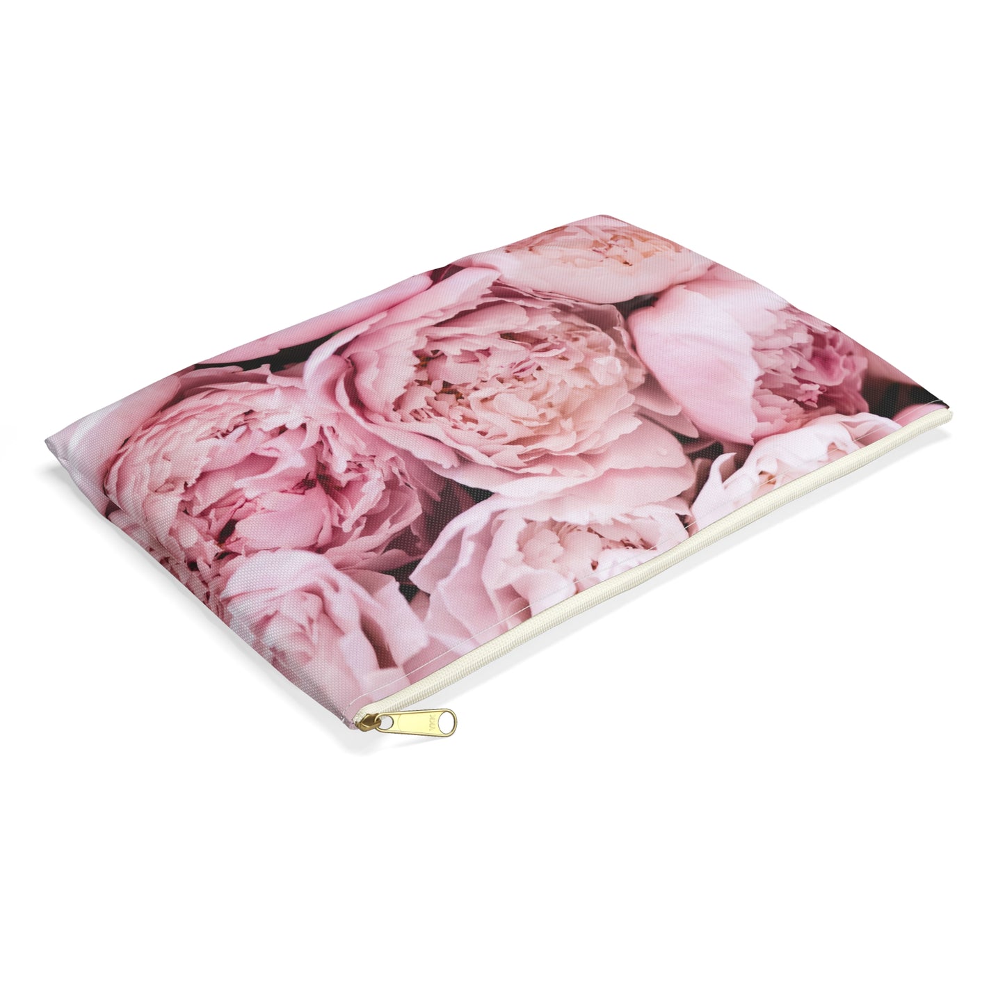 Pink Peonies Accessory Pouch