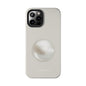 Single Pearl on Beige iPhone Case