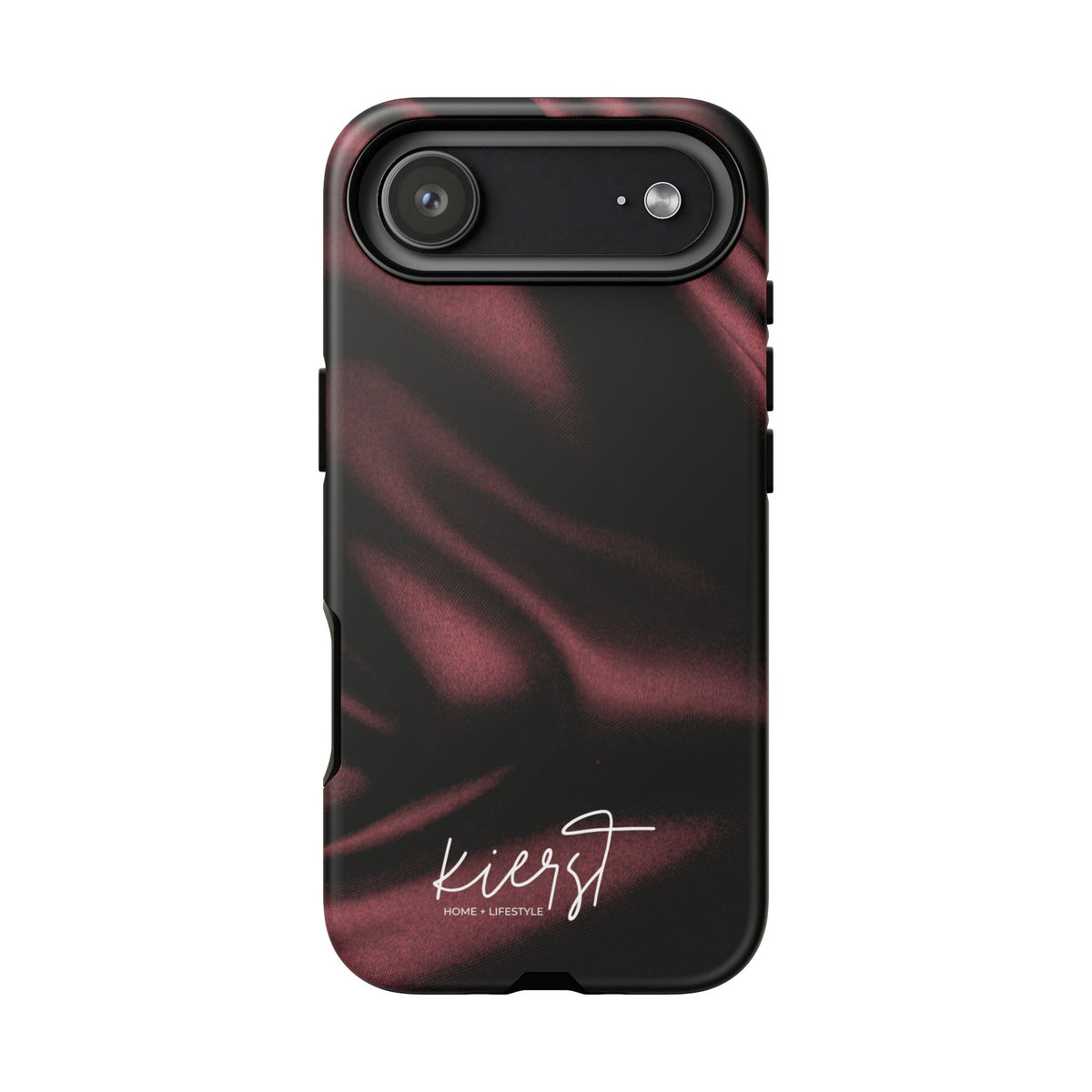 Signature Velvet Noir Silk Print iPhone Case