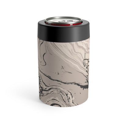Cream, Grey, and Taupe Marble Can Holder | Understated Cool