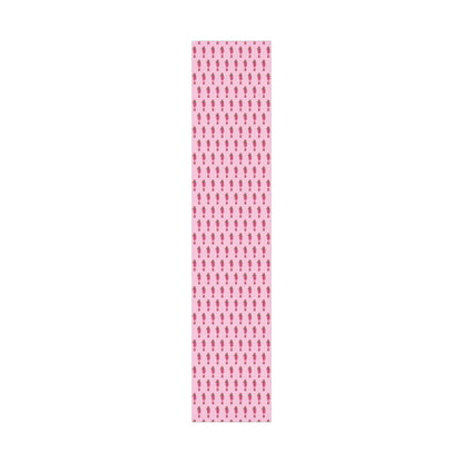 Tan Nutcracker on Pink Wrapping paper