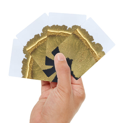 Gold Foil Poker Cards