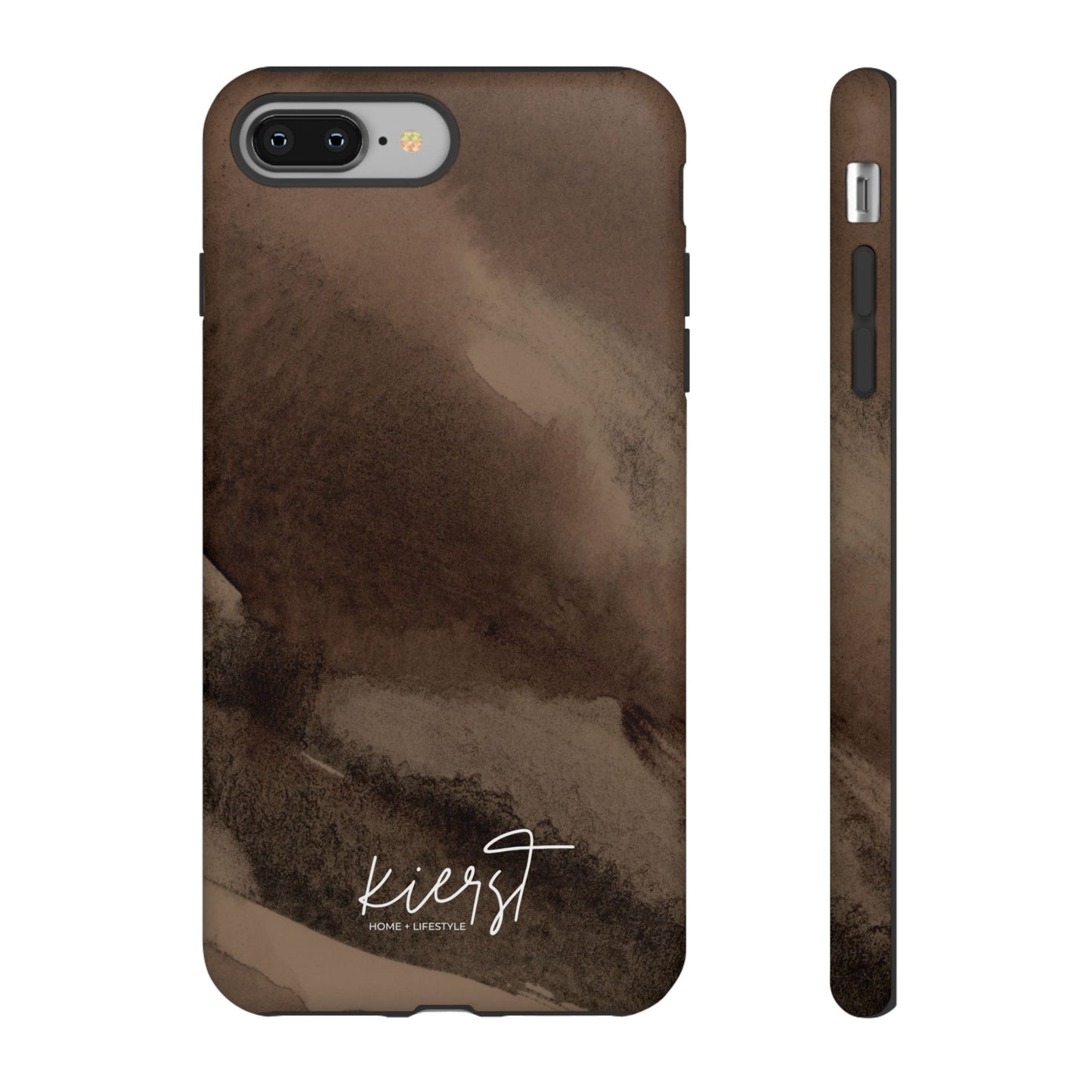 Brown Abstract iPhone Case