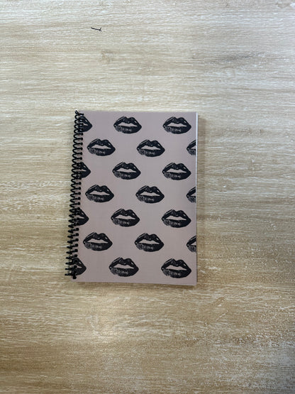 Black Lips on Oat Notebook