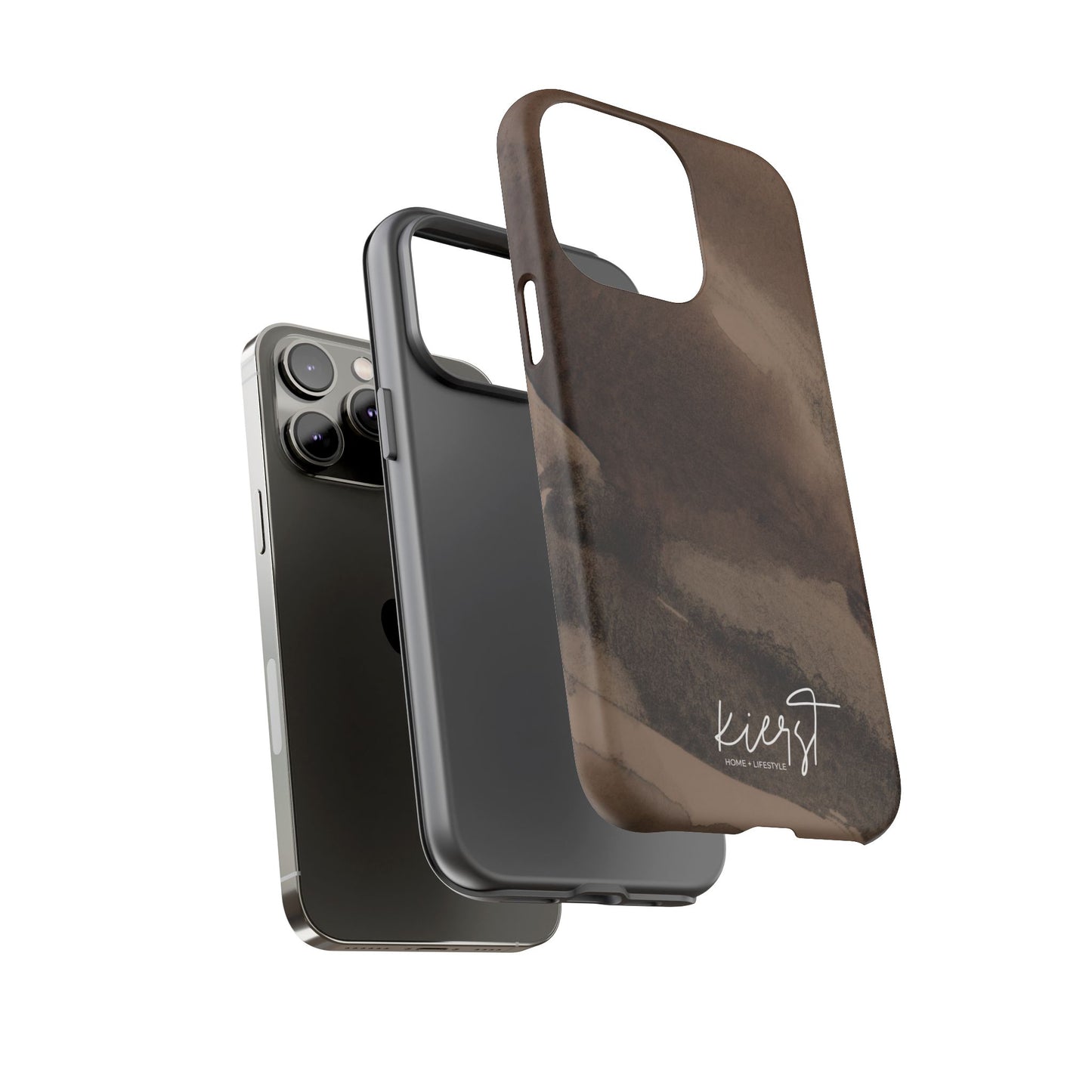 Brown Abstract iPhone Case