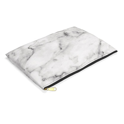 Lived-In Grey Marble Accessory Pouch