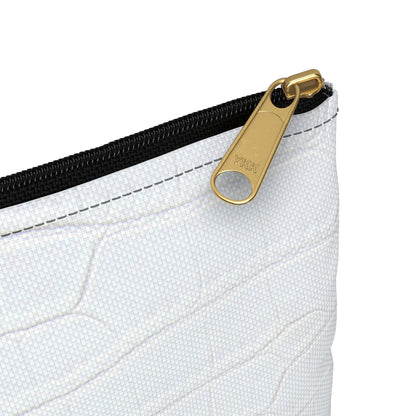 White Alligator Accessory Pouch