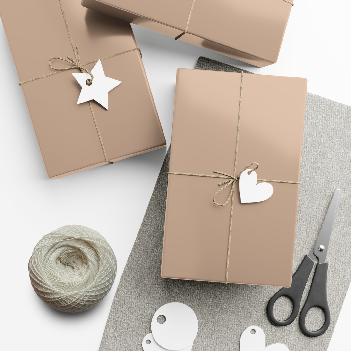 Tan Gift Wrapping Paper