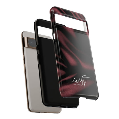 Signature Velvet Noir Silk Print Google Pixel Phone Case
