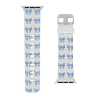 Multiple Blue Bows Apple Watch Band