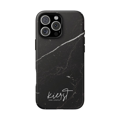 Black Marble iPhone Case