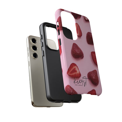 Strawberries Samsung Galaxy Phone Case | A Juicy Pop of Playfulness Meets Polished Design