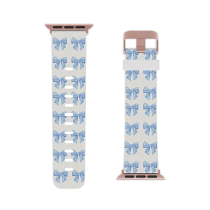 Multiple Blue Bows Apple Watch Band