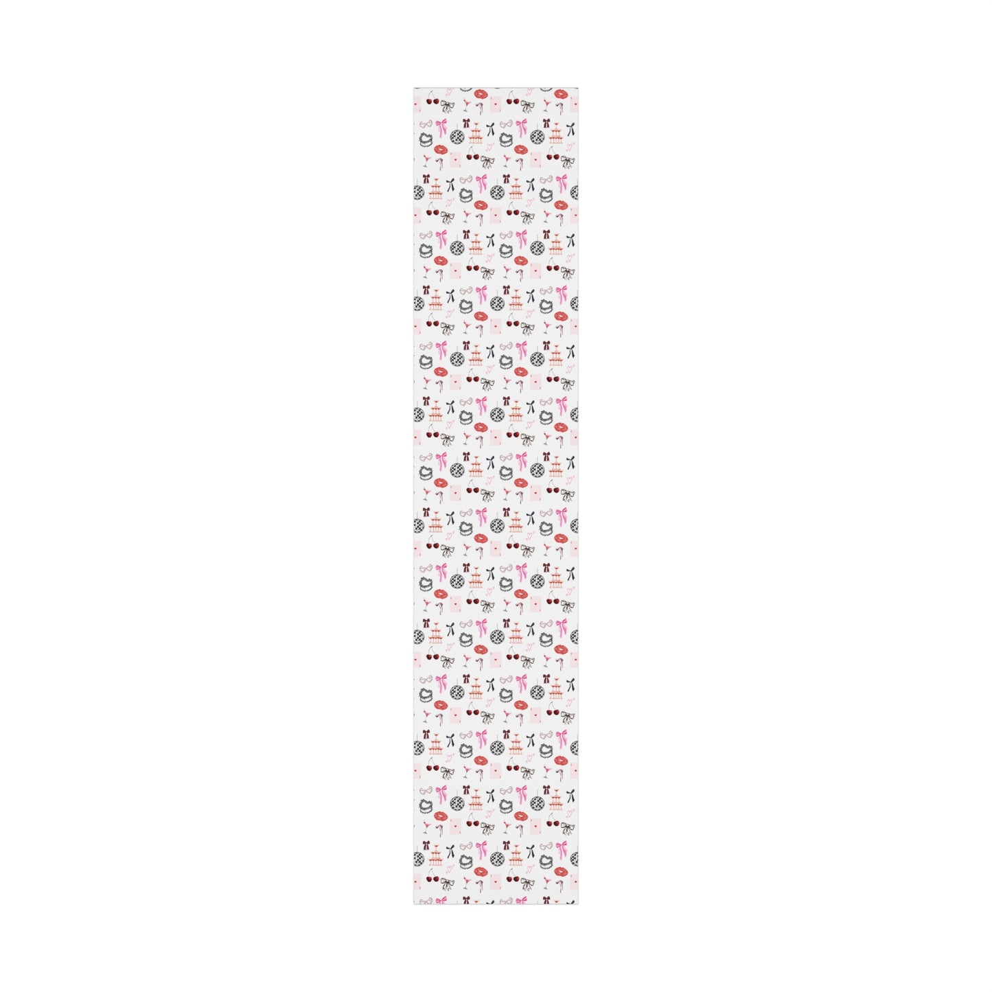 Grey Edge of Romance Wrapping Paper | Glamorous Sticker-Inspired Gift Wrap