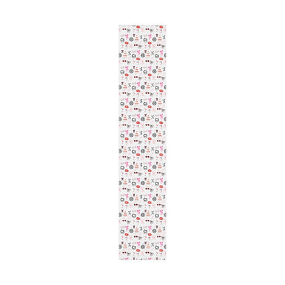 Grey Edge of Romance Wrapping Paper | Glamorous Sticker-Inspired Gift Wrap