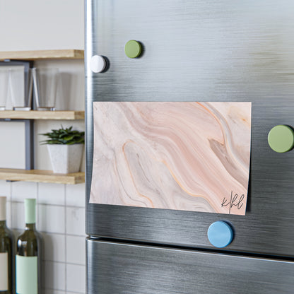 Blush Swirl Marble Post-it® Note Pad | Soft Pink Marble-Inspired Sticky Notes for Chic Desks